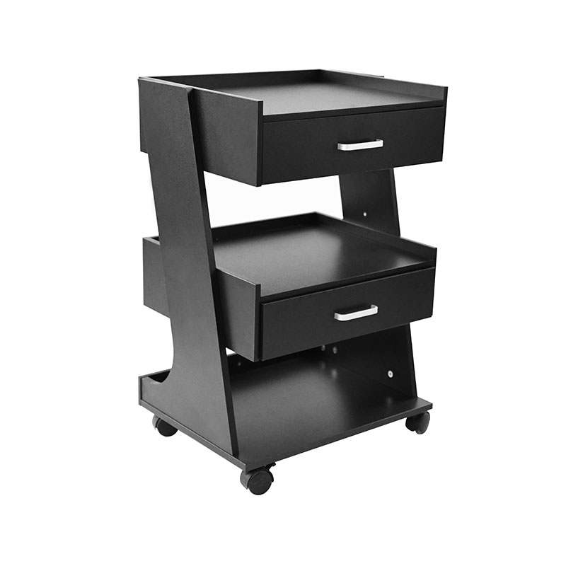 HZ2082BK / HZ2082 Cărucior de salon cu roți cărucior rulant stație de frizerie cu sertare