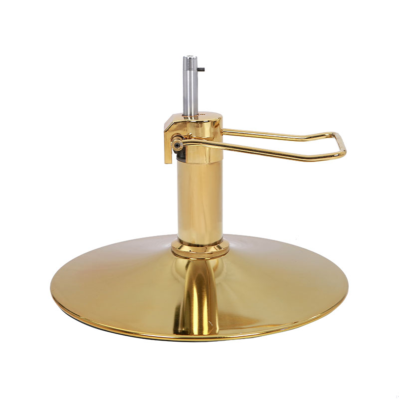 HZ07Z Pompă hidraulică aurie pentru scaun de salon cu bază