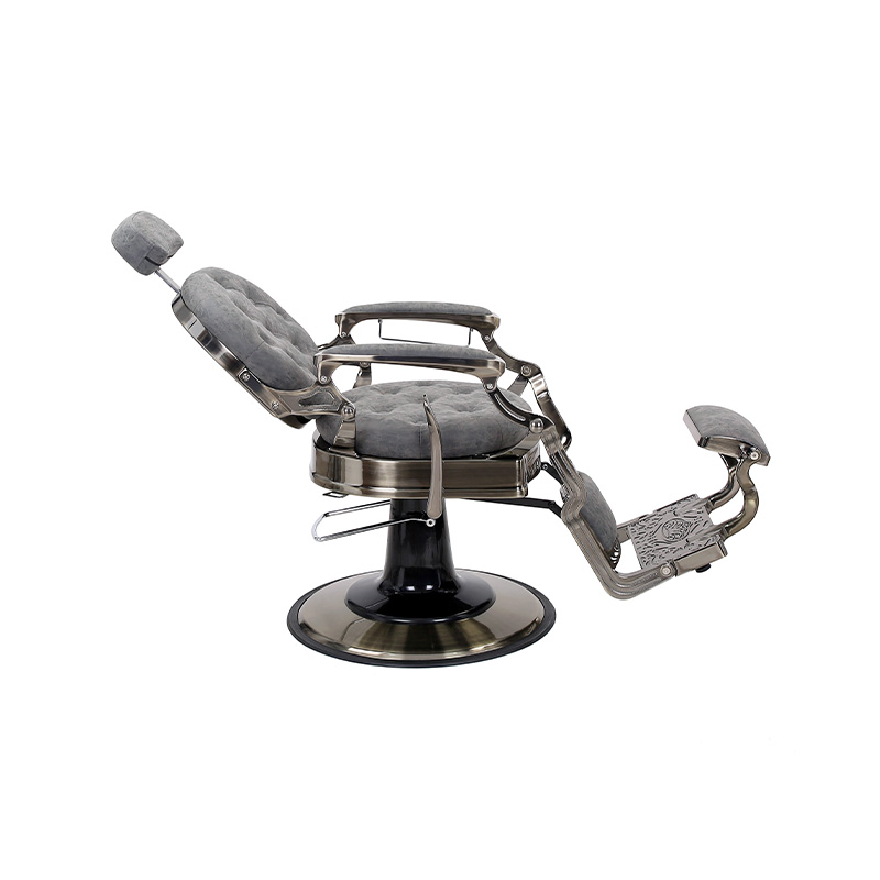 HZ8799QM Scaun de coafură cu pernă rotundă gri