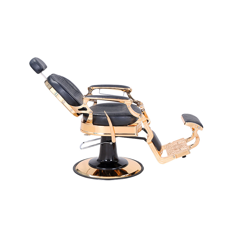 HZHZ8799E Scaun retro pentru coafură în carouri negru