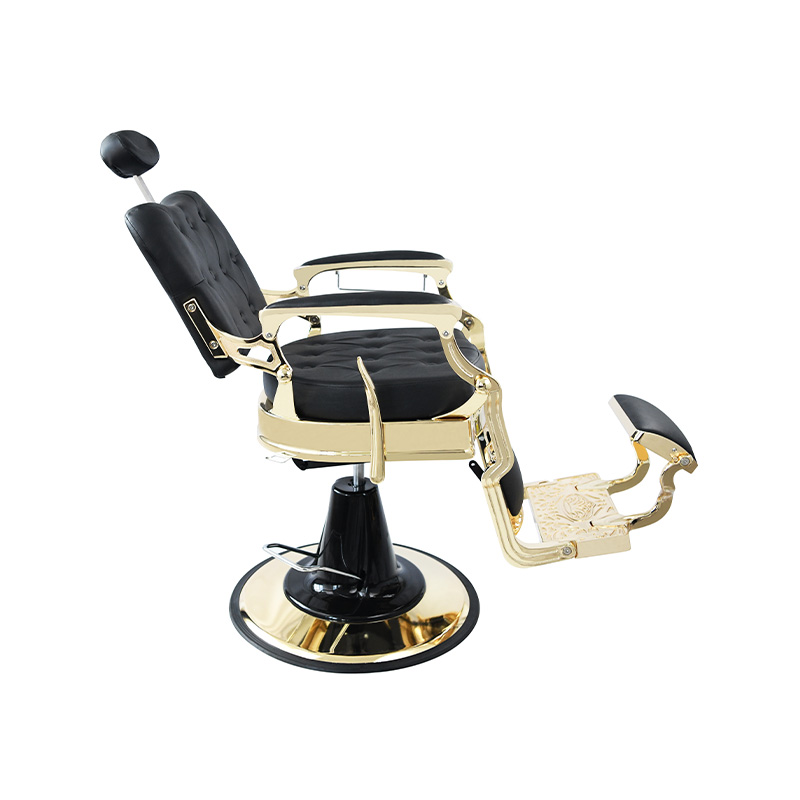 HZ8799F Scaun de frizer cu spătar pătrat, înclinabil hidraulic, în stil vintage