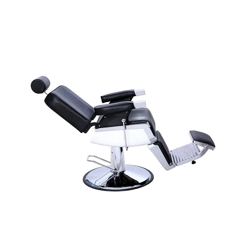 HZ8740BK / HZ8740BR / HZ8740RD / HZ8740BW / HZ8740RW Scaun clasic de frizerie rabatabil hidraulic roșu