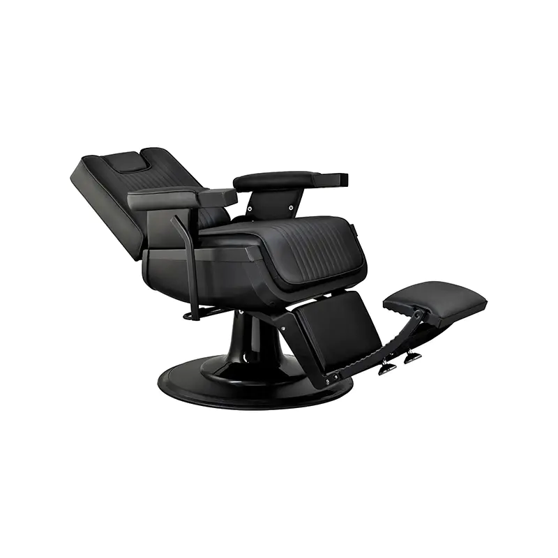 HZ8740GD / HZ8740DZ / HZ8740DB Scaun de frizerie negru clasic retro în stil Lincoln