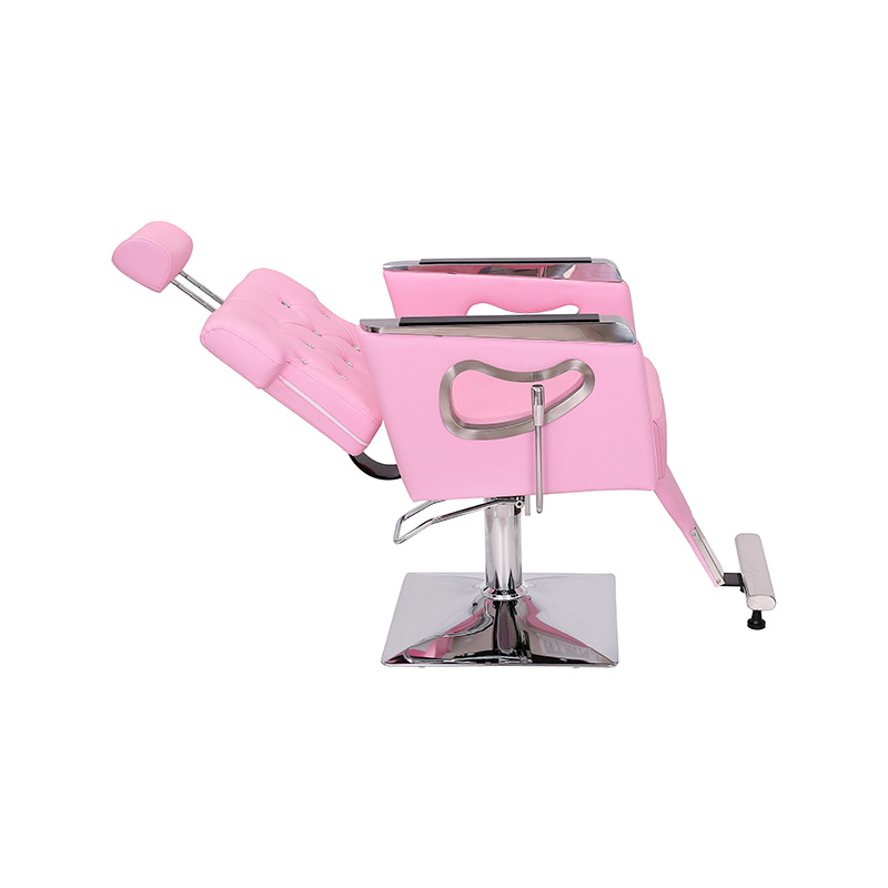 HZ87111GY / HZ87111WT / HZ87111PK / HZ87111BR / HZ87111 Scaun de salon rabatabil rezistent, scaun de coafat vintage pentru coafor