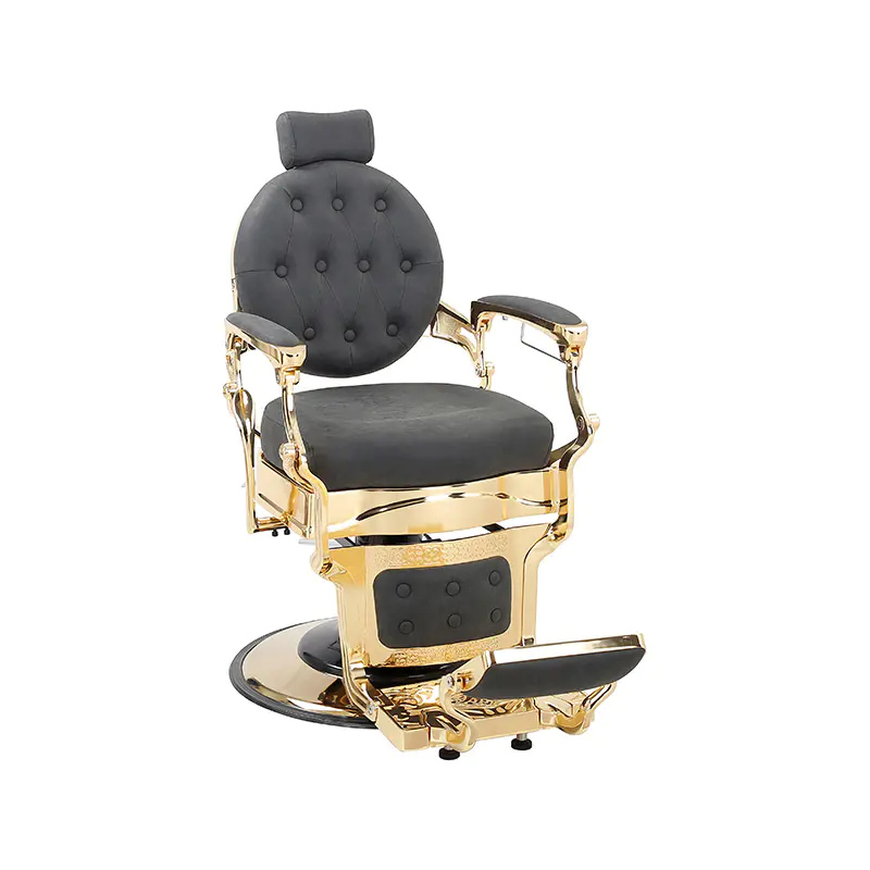 HZ8799G-H/HZ8799G-W / HZ8799G-G / HZ8799G-S / HZ8799G-Z Scaun de frizer înclinabil hidraulic, în stil vintage