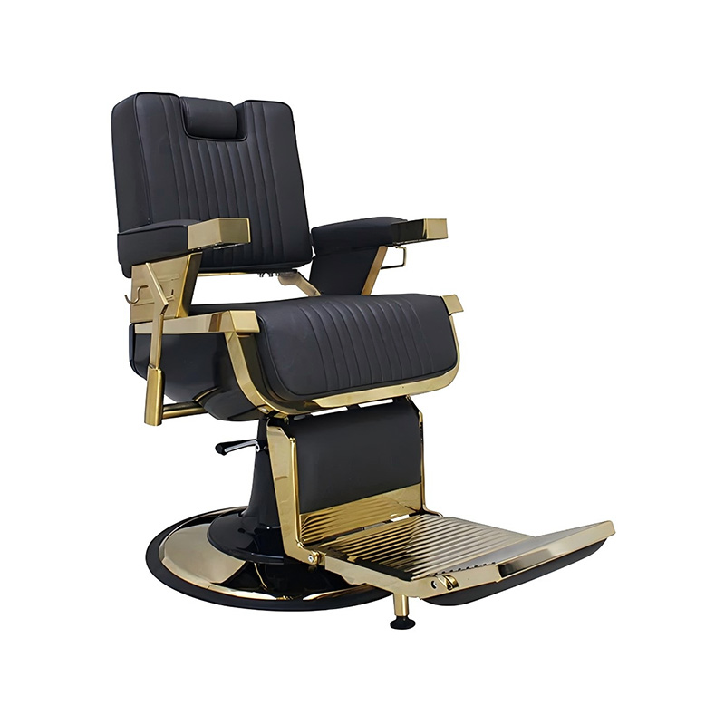 HZ8740GD / HZ8740DZ / HZ8740DB Scaun de frizerie negru clasic retro în stil Lincoln