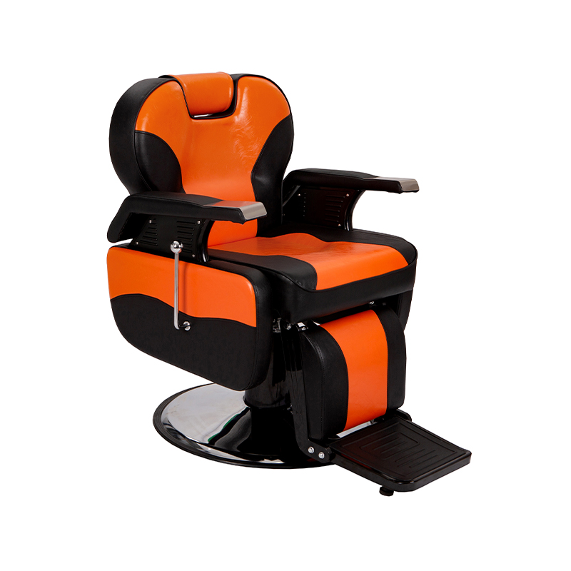 HZ8702D Scaun de frizer clasic negru Scaun de stilist de salon de coafura rabatabil