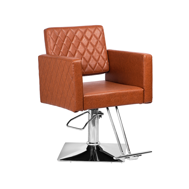 HZ8822D / HZ8822DBK scaun de păr maro/negru cu scaun larg suport pentru picioare din aliaj de aluminiu scaun de frizerie hidraulic