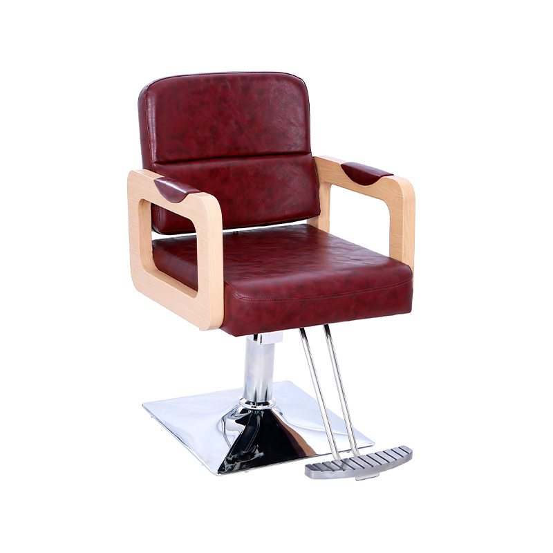 HZ87131 Scaun de salon cotiera din lemn din piele de porc viu color