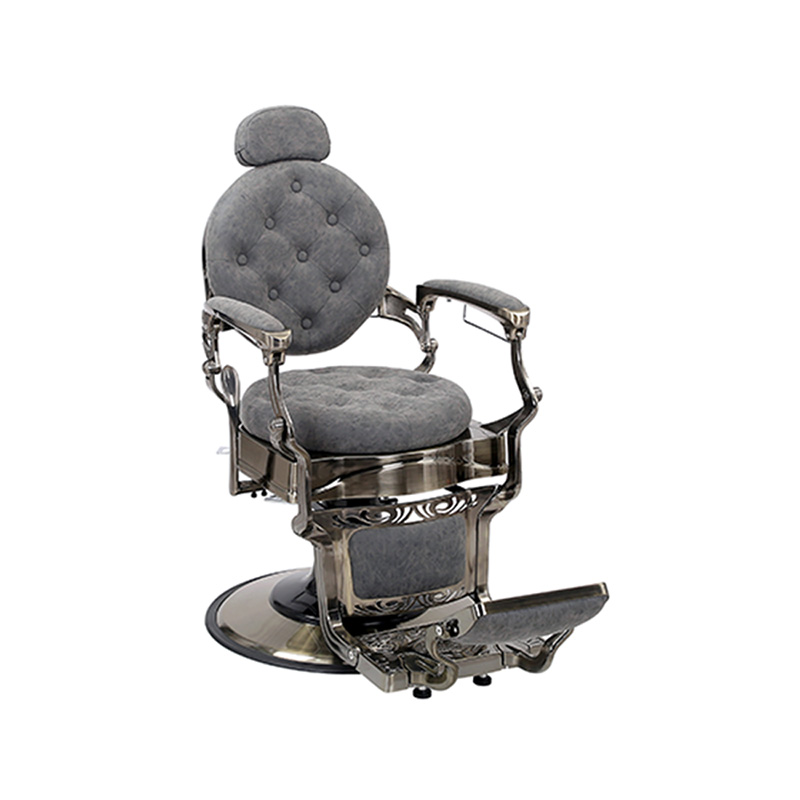 HZ8799QM Scaun de coafură cu pernă rotundă gri