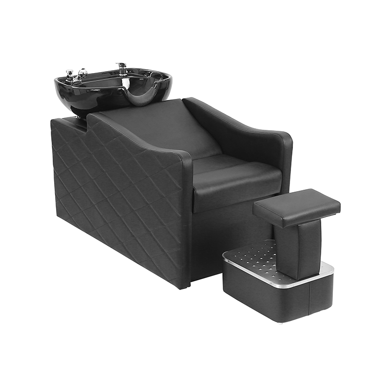 HZ9075 Stație de spălat păr cu chiuvetă cu șampon din ceramică