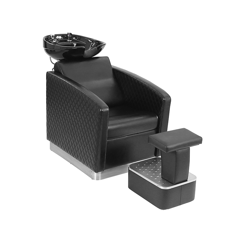 HZ9077-1 / HZ9077B Set bol și scaun cu șampon de salon pentru coafor